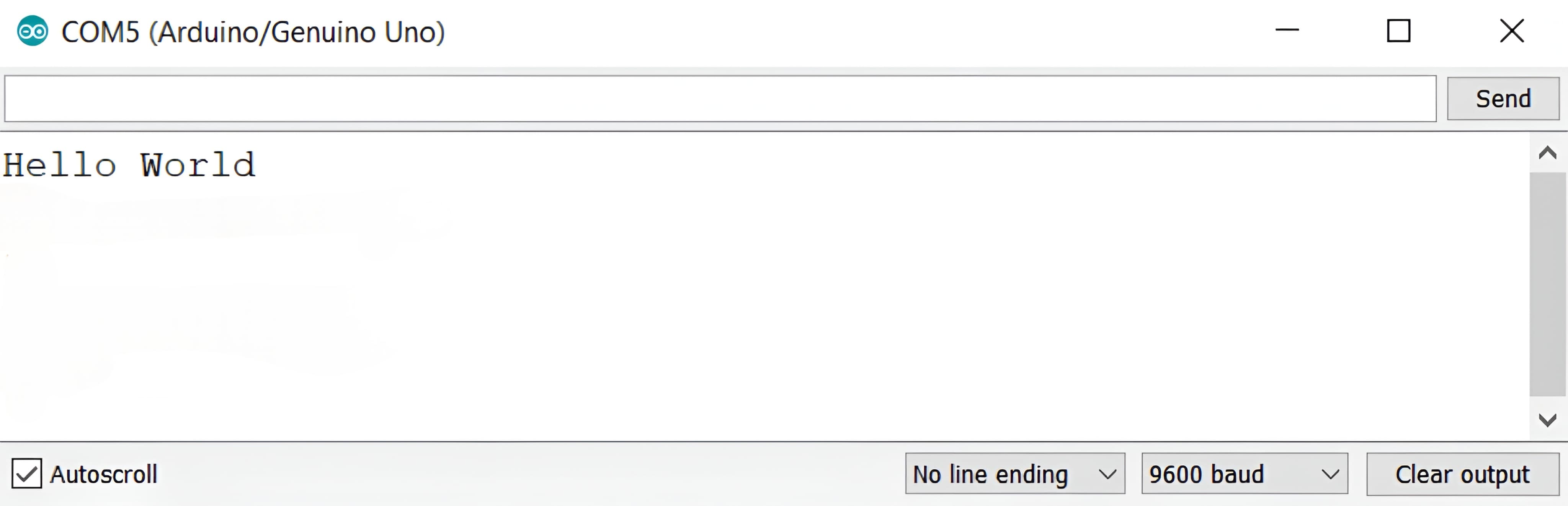 Arduino Serial Monitor